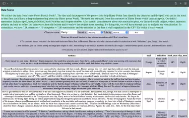 Harry Potter Spell Dashboard - MDS Computational Linguistics